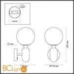 Бра Odeon Light Okia 4668/1W - Фото 1