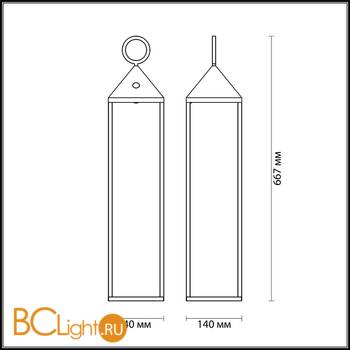 Настольная лампа Odeon Light York 4606/2TL - Схема