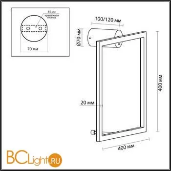 Настенный светильник Odeon Light Omen 4385/18WL - Фото 0
