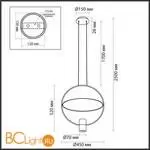 Подвесной светильник Odeon Light ORBITE new 7029/2L - Фото 0