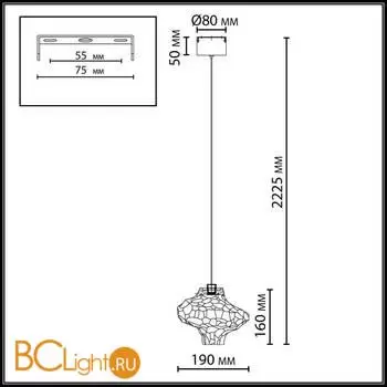 Подвесной светильник Odeon Light ORDI 5107/3L - Фото 0