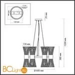 Люстра Odeon Light Orta 4839/12 - Фото 1