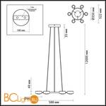 Подвесной светильник Odeon Light Ottico 3874/60L - Схема