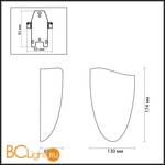 Настенный светильник Odeon Light Pamukkale 3845/12WL - Схема