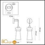 Бра Odeon Light Pasti 4966/1W - Фото 0