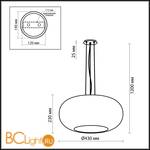 Подвесной светильник Odeon Light Pati 2205/3B - Схема