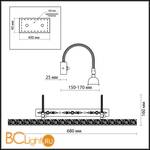 Подсветка для картин Odeon Light Penzo 2667/4W - Схема
