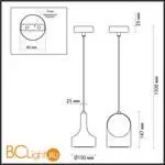 Подвесной светильник Odeon Light PIETRA 7010/1C - Фото 1