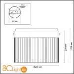 Потолочный светильник Odeon Light PILLARI 5047/24LC - Фото 0