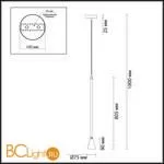 Подвесной светильник Odeon Light PIPA 3884/1GW - Фото 1