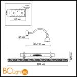 Подсветка для картин Odeon Light Pola 2702/4W - Схема