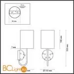 Бра Odeon Light POLLEN 5424/1W - Фото 1