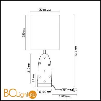 Настольная лампа Odeon Light POLLEN 5424/1T - Фото 1