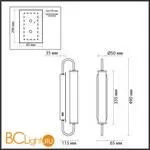 Настенный светильник Odeon Light Ponte 4270/10WL - Фото 2