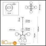 Люстра Odeon Light Priama 4971/8 - Фото 2