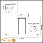 Подвесной светильник Odeon Light PUNTO new 7018/40LB - Фото 0