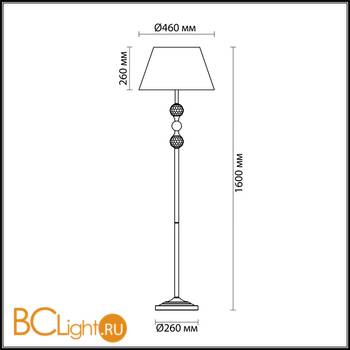 Торшер Odeon Light Raul 4190/1F - Схема
