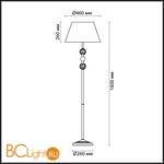 Торшер Odeon Light Raul 4190/1F - Схема