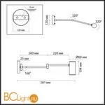 Бра Odeon Light Razio 4376/1W - Фото 0