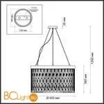 Подвесной светильник Odeon Light Refano 4848/8 - Фото 2