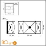 Настенный светильник Odeon Light Riona 2270/2W - Схема