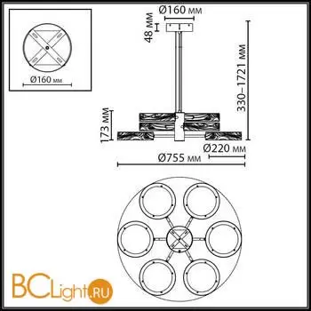 Подвесной светильник Odeon Light RIVIERA 5450/99L - Фото 0