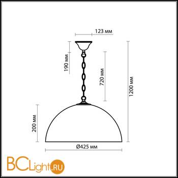 Подвесной светильник Odeon Light Riza 2269/2 - Схема