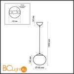 Подвесной светильник Odeon Light Rolet 2044/1 - Схема