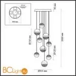 Люстра Odeon Light RONI 5037/84L - Фото 0