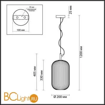 Подвесной светильник Odeon Light Roofi 4751/1 - Фото 2