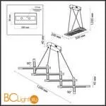 Подвесной светильник Odeon Light Rudy 4366/90L - Фото 0