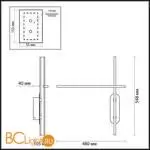 Настенный светильник Odeon Light RUDY 3890/20WLP - Фото 0