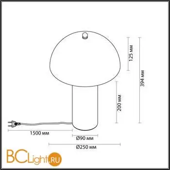 Настольная лампа Odeon Light RUFINA new 7088/2T - Фото 0