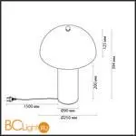 Настольная лампа Odeon Light RUFINA new 7088/2T - Фото 0