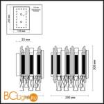 Настенный светильник Odeon Light Runa 4635/2W - Схема