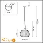 Подвесной светильник Odeon Light Runga 4766/1 - Фото 2