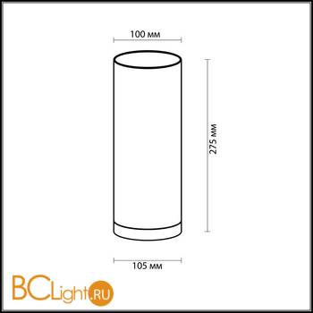 Настольная лампа Odeon Light Saga 2483/1T - Схема