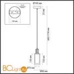 Подвесной светильник Odeon Light SAGA new 5088/1A - Фото 0