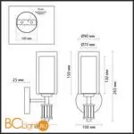 Бра Odeon Light SAGA new 5088/1WA - Фото 0