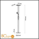 Торшер Odeon Light Salut 4676/24FL - Схема