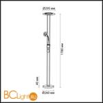 Торшер Odeon Light Salut 4677/24FL - Схема