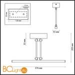Подсветка для картин Odeon Light Sarta 4614/12WL - Схема