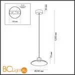 Подвесной светильник Odeon Light SAUCER 5055/9L - Фото 0