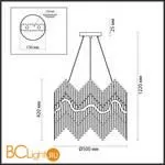 Люстра Odeon Light Savikia 4983/8 - Фото 1