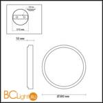 Потолочный светильник Odeon Light Selena 4626/48CL - Схема