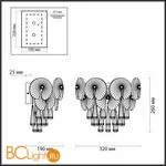 Настенный светильник Odeon Light Semura 4984/2W - Фото 1