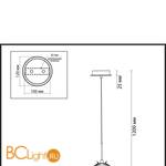 Подвесной светильник Odeon Light Sfero 2050/1 - Схема
