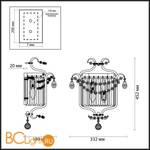 Настенный светильник Odeon Light Sharm 4686/2W - Схема