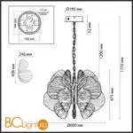 Подвесной светильник Odeon Light SIAMA new 5089/80L - Фото 1