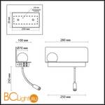 Настенный светильник Odeon Light Smarty 4202/6WL - Схема